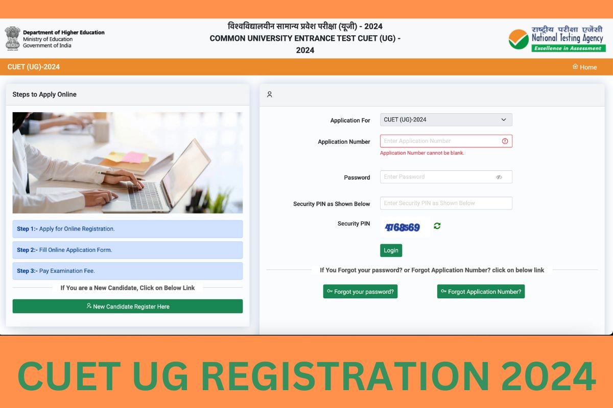 CUET UG Registration 2024 Application Form, Dates & Eligibility
