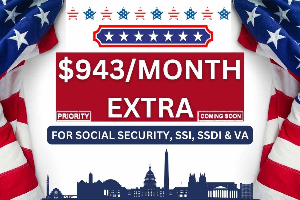 $943 month extra for social security